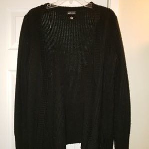 Black Cardigan Sweater
